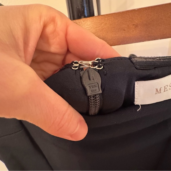 MESHKI Velma Halter Collar Dark Navy Dress - Picture 9 of 10